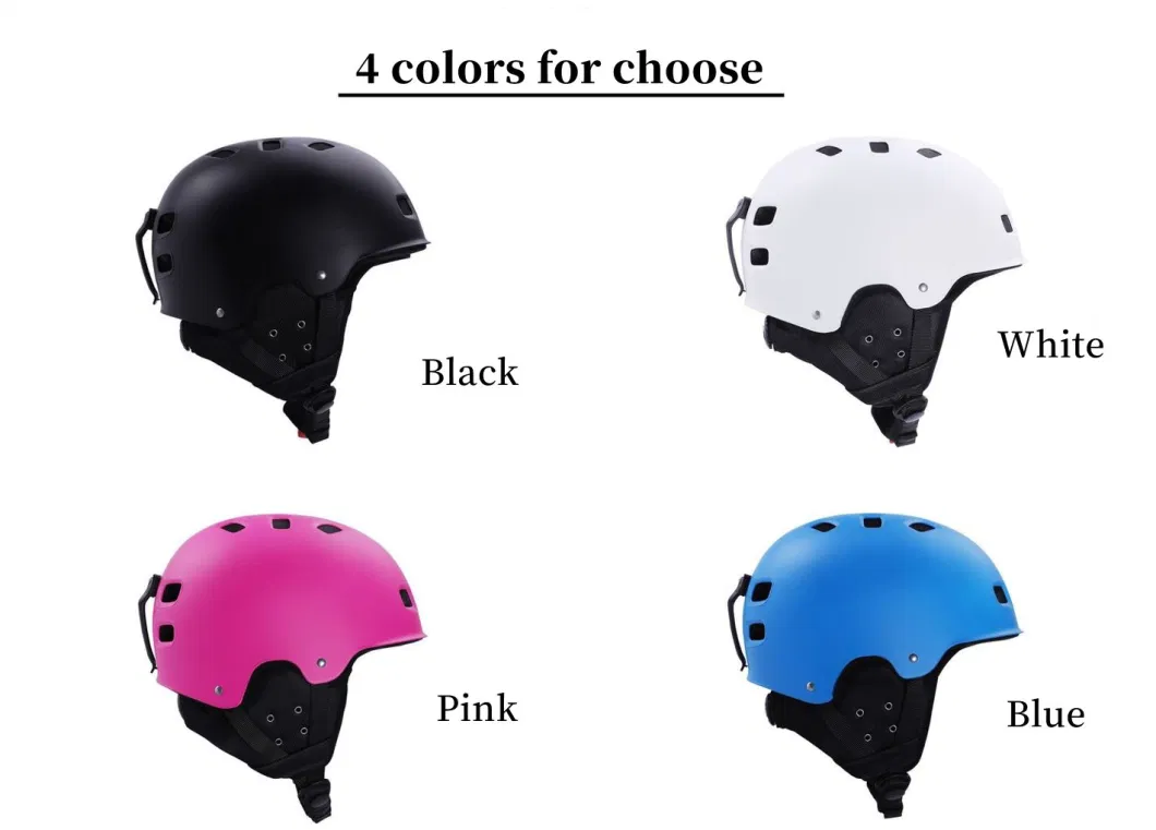 2023 ABS+EPS out-Mold Adjustable Outdoor Protection Big Head Helmet Ski Women Mens Winter Snowing Helmet