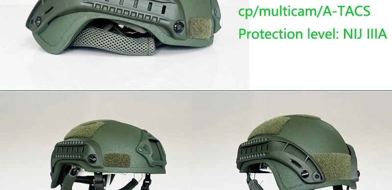 Head Protection Gear Bullet Proof Version Mich 2001 Style Tactical Fast Helmet