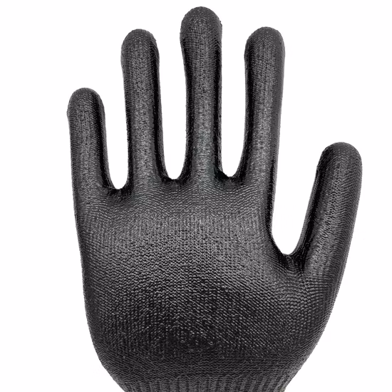 Protection résistante aux coupures Hppe En388 4X42D ANSI A5 CE Travail de protection du travail Travail de la construction industrielle Gants de sécurité anti-coupure
