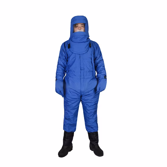 Bottes d'azote liquide cryogénique, combinaison de vêtements Cryo pour laboratoire
